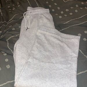 Abercrombie & Fitch Light Gray Bootcut Joggers